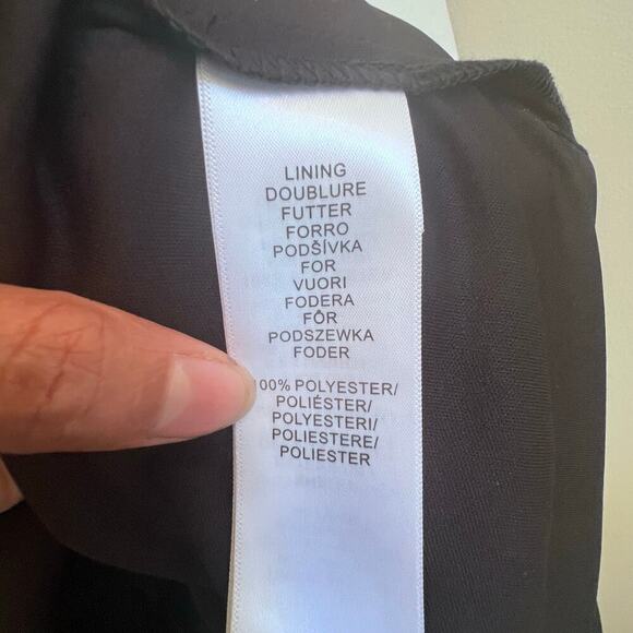 Adrianna Papell V-Neck Floral Printed Tulle Gown Party Dress Slit Women's Sz 10 - Picture 7 of 8